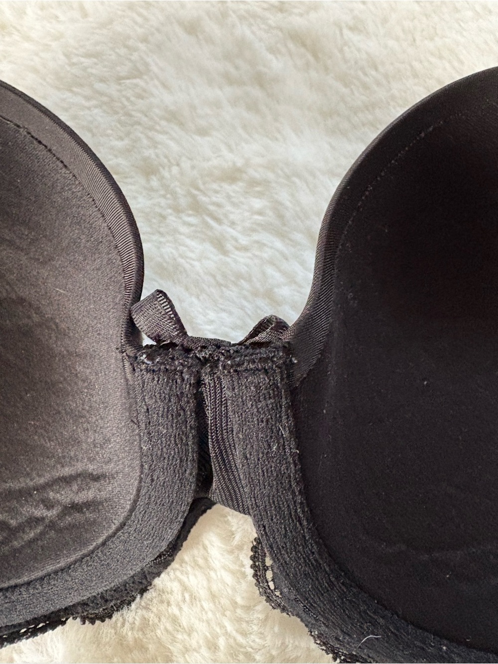 Victoria’s Secret Black Lace Strapless Multi-Way Push-Up Bra 36B - Picture 5 of 10